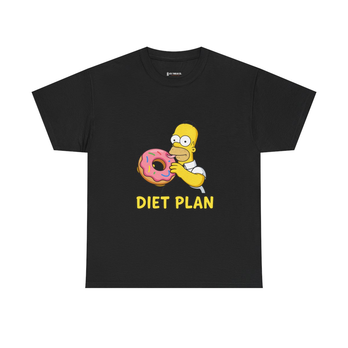 Homer Simpson Diet Plan Parody Tee