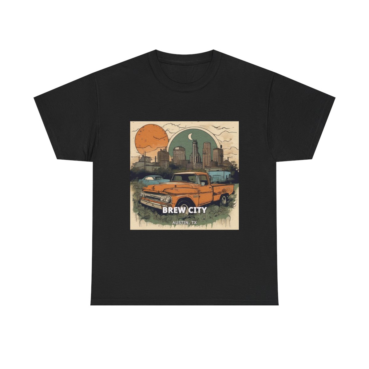 Brew City Vintage Grunge Austin Craft Breweries T-Shirt