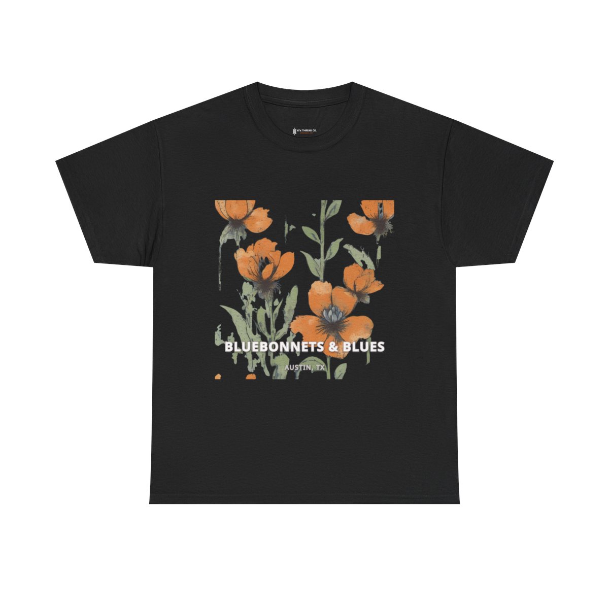 Bluebonnets & Blues Texas Hill Country T-Shirt