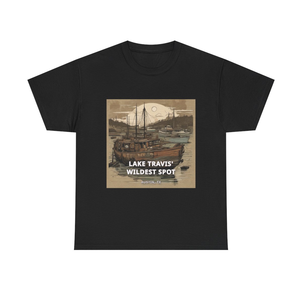 Devils Cove Party Boats Austin Texas T-Shirt