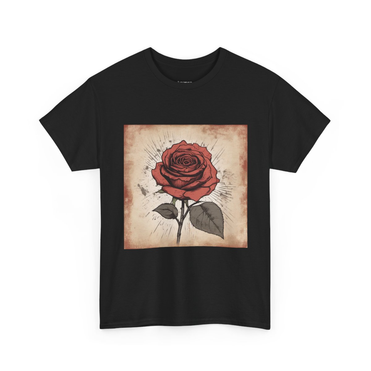 Austin Smoke Rose Vintage Grunge T-Shirt